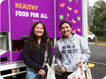 Free, fresh food – making students smile!