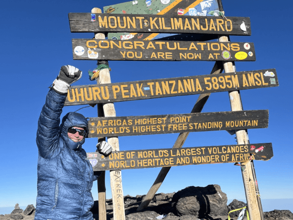 Tony’s epic climb for a cause