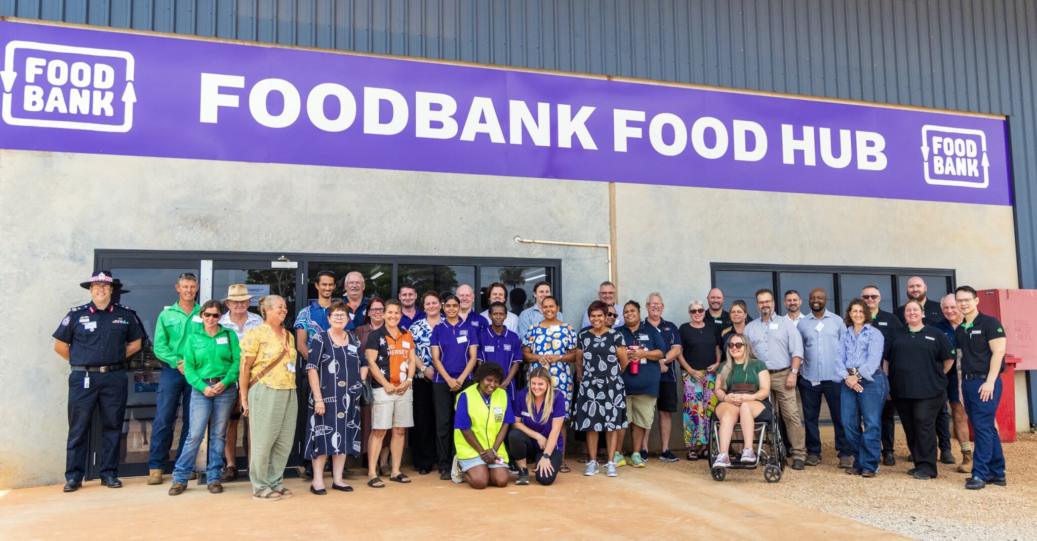 FOODBANK SA & NT OPENS NEW FOODBANK KATHERINE SITE TO HELP FOOD SECURITY & DISASTER PREPAREDNESS IN THE TERRITORY.